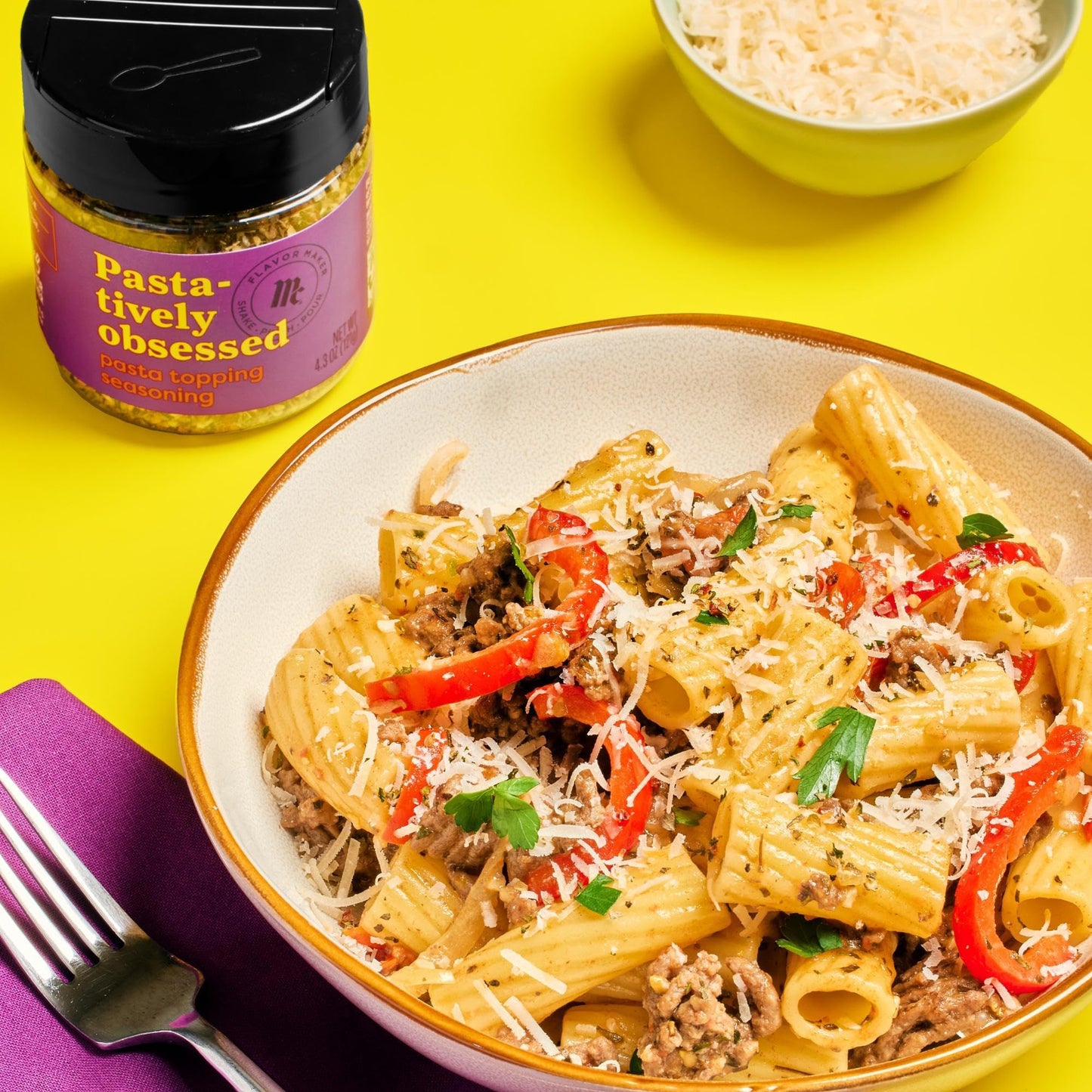 Mccormick Pasta Topping Seasoning, Flavor Maker, 4.3 Oz