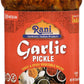 Rani Garlic Pickle, Spicy Indian Relish, Vegan, Gluten Free, 10.5oz (300g) Glass Jar