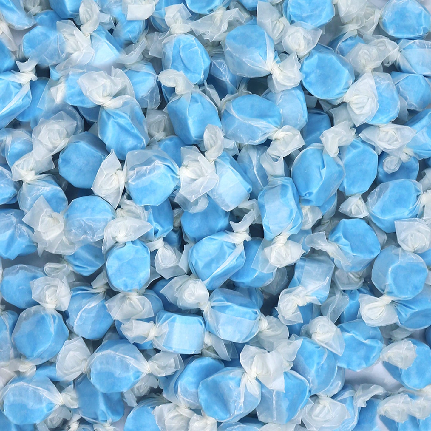 Gourmet Soft And Chewy Salt Water Taffy Candies - Individually Wrapped - Bulk Bags (Sour Blue Raspberry, 2 Pound (Pack Of 1))