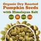 Food to Live Organic Dry Roasted Pumpkin Seed Kernels with Himalayan Salt, 8 Ounces Non-GMO, Oven Roasted Whole Pepitas, No Oil