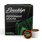 Brooklyn Beans Peppermint Mocha Coffee Pods for Keurig K-Cup malt-inspired  40 Count Single-Serve Pods  Flavor Enhanced Minty Chocolate Coffee