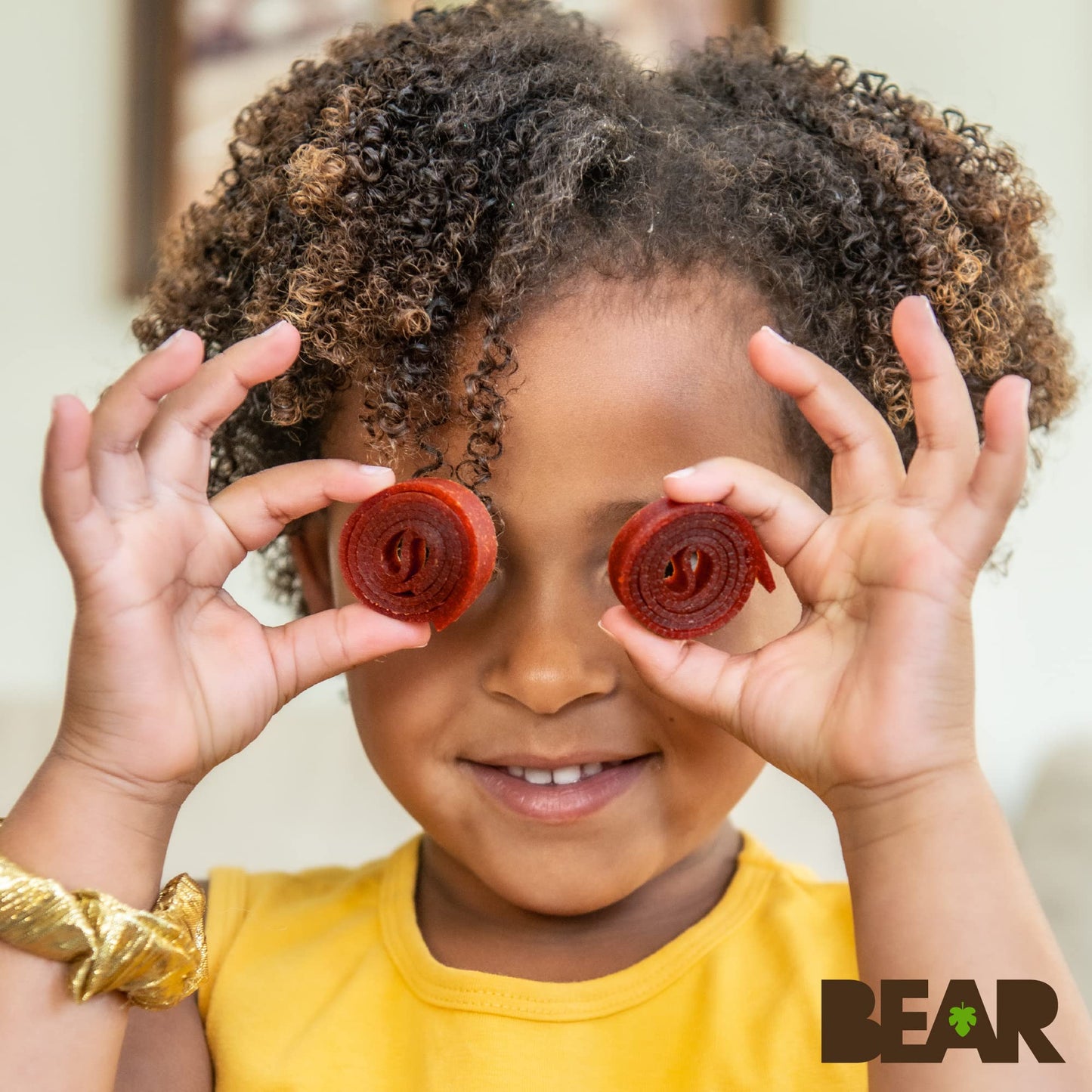 BEAR Real Fruit Snack Rolls, Strawberry & Raspberry Variety Pack - 16 Count - Gluten Free, Vegan, and Non-GMO - Healthy School A