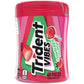 Trident Vibes Strawberry Lollipop Sugar Free Chewing Gum, 40 Count Bottle - Refreshing Flavor, Guilt-Free Indulgence