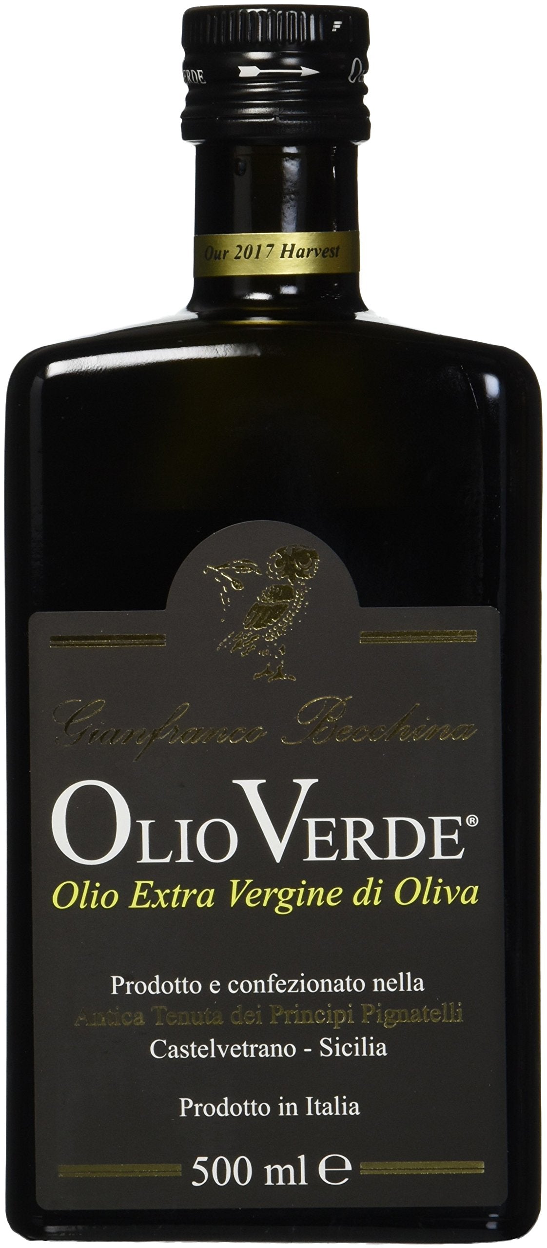 Olio Verde Extra Virgin Olive Oil, 16.89 oz, 16.91 Fl Oz (Pack of 1), Model 0793232422138
