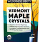Wilderness Poets Organic Maple Sugar Crystals - 8 Ounce (227g) - Natural Sweetener