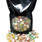 Assortit Fruit Flavored Starlight Hard Candy - Assorted Flavors - 3 lbs - Individually Wrapped - Red, Yellow, Green, Orange, White