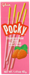 Pocky Cream Covered Biscuit Sticks, Strawberry, 1.41 Ounce (Pack of 20)