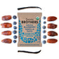 Bearded Brothers Organic Vegan Protein Energy Bars, Blueberry Vanilla, Gluten Free, 12 Count