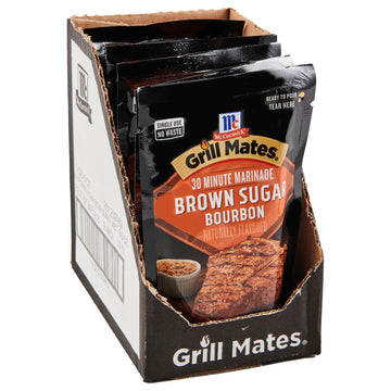 McCormick Grill Mates Brown Sugar Bourbon Marinade, 5 oz, Pack of 6
