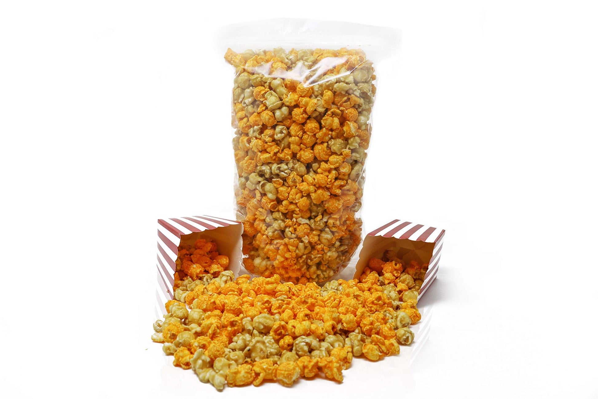 Popn Popcorn Caramel And Cheddar Cheese Popcorn Mix - 24 Oz Sweet And Salty Pop Corn - Freshly-Popped And Comes In Resealable Ba