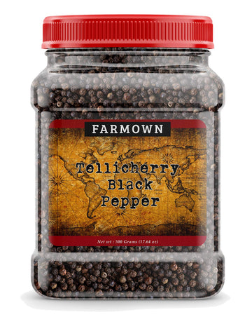 Farmown Tellicherry Black Pepper TGSEB Extra Bold 500 Grams