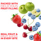 Betty Lou s Fruit Bars Variety Pack, Gluten Free Snacks for Adults and Kids, 4 Flavors of Vegan Breakfast & Cereal Bars, Apple