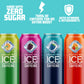 Sparkling Ice Flavored Sparkling Water +Caffeine Variety Pack, Zero Sugar, 16 Fl Oz, 12 Count, Citrus Twist, Black Raspberry, Blue Raspberry, Strawberry Citrus