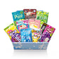 Japanese Gummy Candy Assortment Gift Box, 10 Pieces, Variety Pack With Fettuccine, Pure, Kororo, And Character Gummies