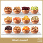 Nut Cravings Gourmet Collection - Easter Dried Fruit & Mixed Nuts Gift Basket Black Tower + Ribbon (12 Assortments) Purim Mishlo