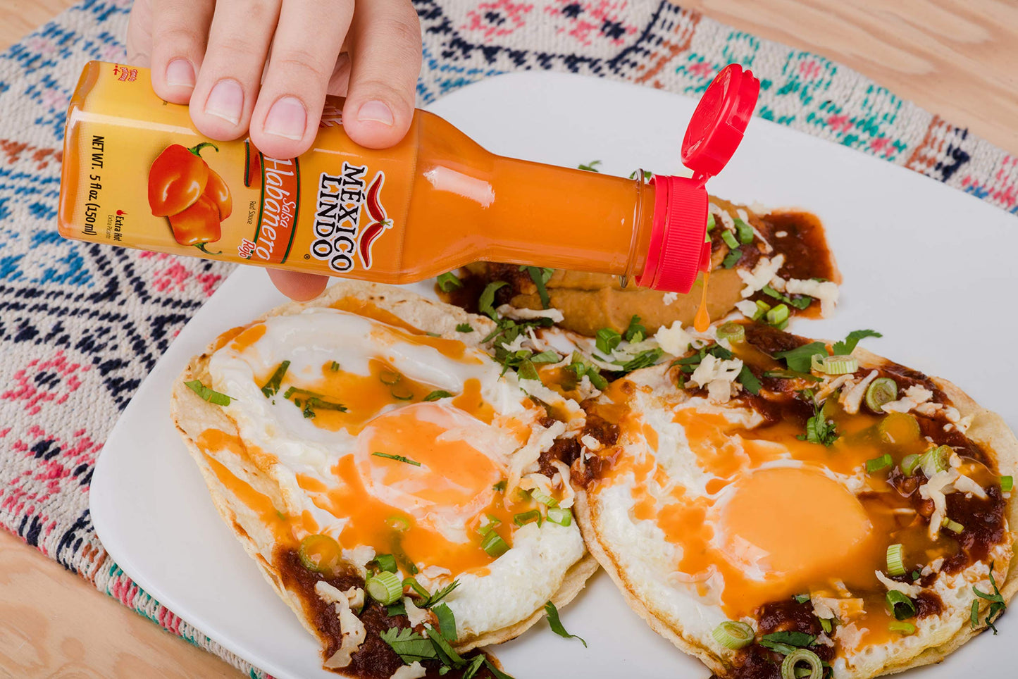Mexico Lindo Hot Sauce Variety Pack | Includes 1 Bottles Each of Red Habanero + Green Habanero + Xxxtra Hot | 5 Fl Oz Bottles (P