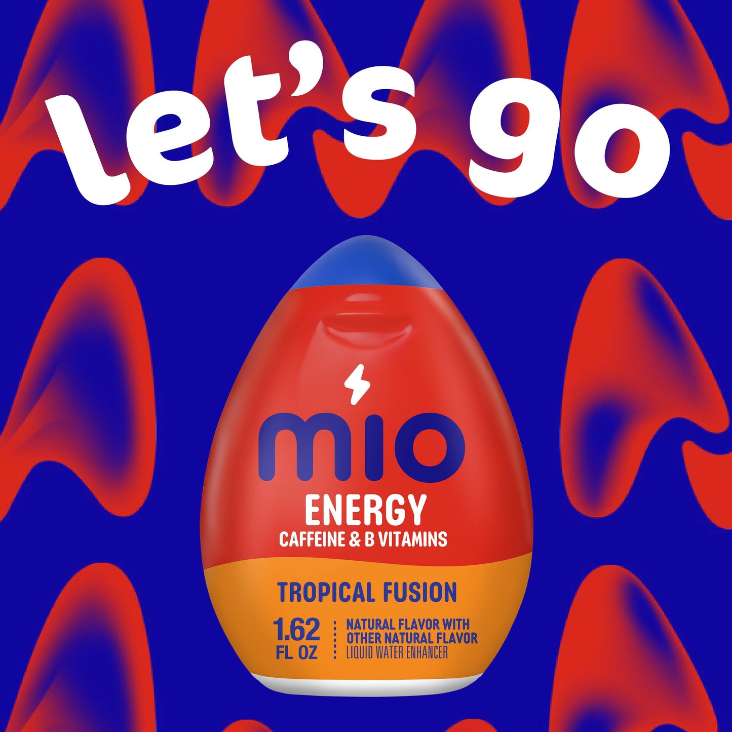 Mio Energy Tropical Fusion Drink Mix, Caffeine & B Vitamins, 1.62 Fl Oz, Orange, Model 10043000005856