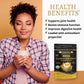 DelighTeas Organic Golden Milk Powder with Turmeric, Ginger, Ceylon Cinnamon - Vegan, Non-GMO, Keto - 5 oz.
