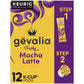 Gevalia Frothy 2-Step Mocha Latte Expresso K-Cup Coffee Pods & Froth Packets Kit (12 ct Box)