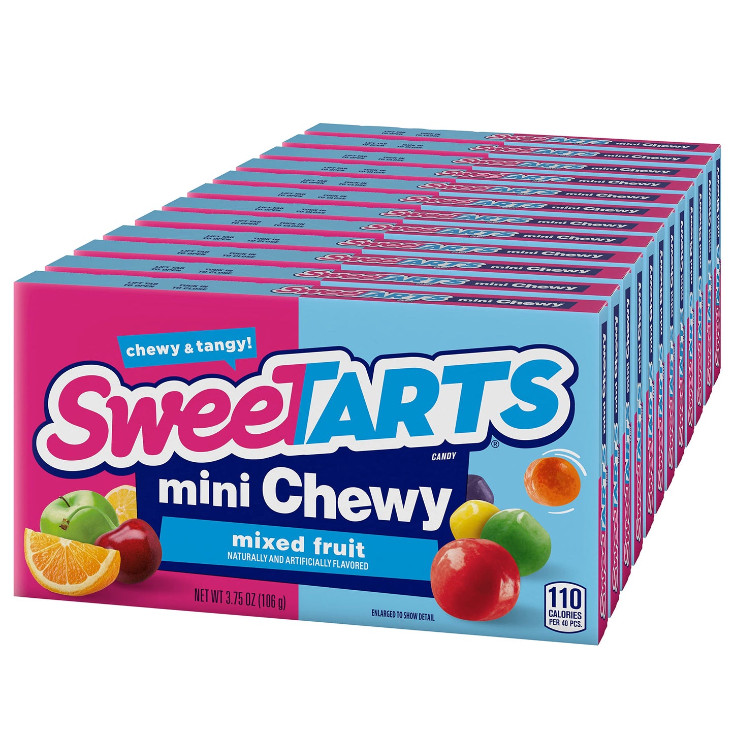 SweeTARTS Mini Chewy Candy, 3.75 Ounce Theater Candy Boxes (Pack of 24)