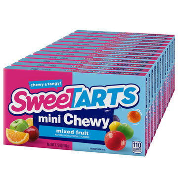 SweeTARTS Mini Chewy Candy, 3.75 Ounce Theater Candy Boxes (Pack of 24)