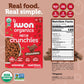 Iwon Organics Protein Crunchies - Plant-Based Protein Low Sugar Gluten & Dairy Free Non-Gmo Organic Breakfast Cereal - Chocolate