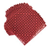 Jaderlu 12 Pack Modular Interlocking Cushion 11.6'' X 11.6'' Rubber Mat Floor Tile Mats Drain Pool Patio Balcony Yard Pet Area W