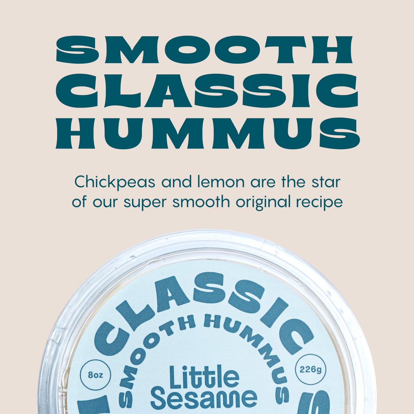Little Sesame Smooth Classic Hummus, 8 Oz
