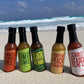 Pup & The Pepper Hot Sauce 3 Pack Gift Box - PawPaw Peach Habanero, Scarlet Reaper, & Cilantro Verde - Small Batch Gourmet Hot S