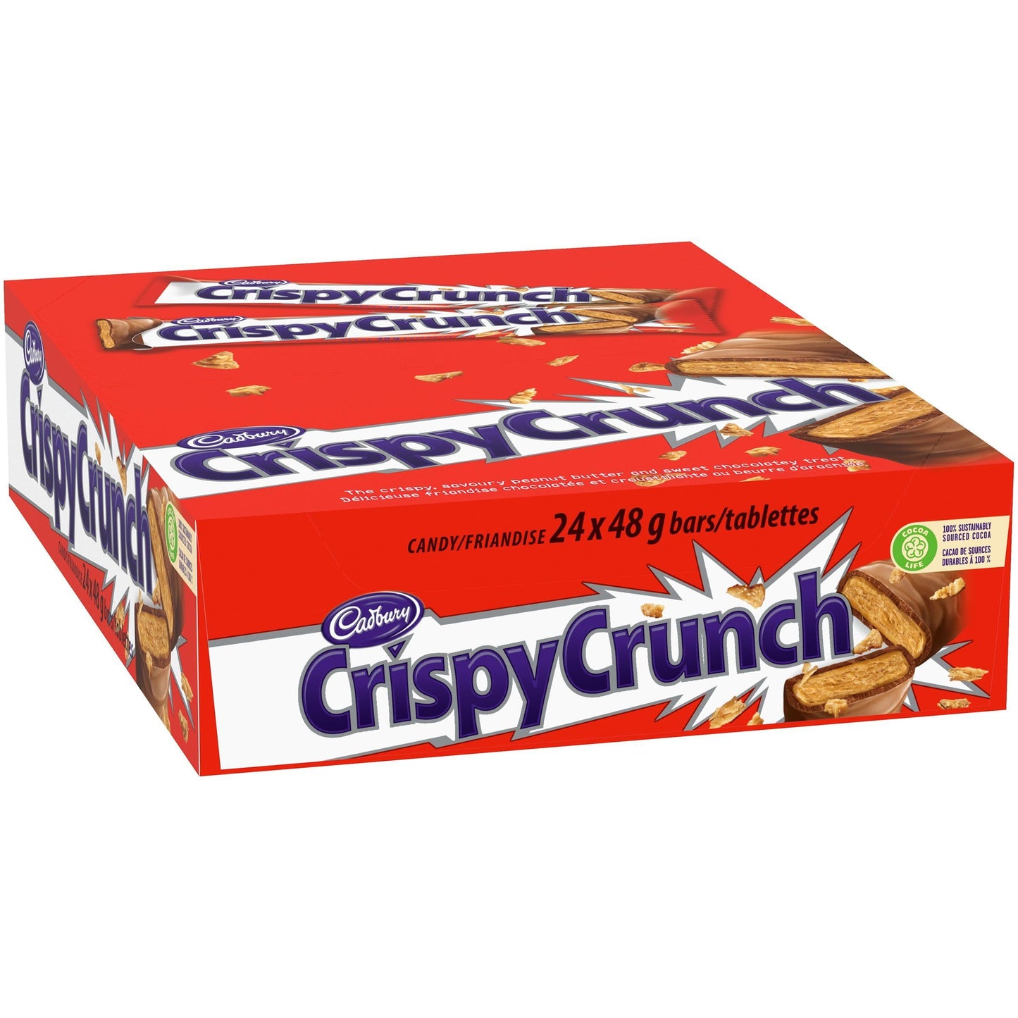 Crispy Crunch Chocolate Bar 24Pk (48G Per Pack) Made In Canada