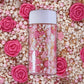 Confect Edible Cake Topping Sprinkle Mix, Vegan & Gluten-Free, 4.2 Oz, Pink Butterfly & Pearl