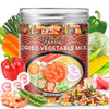 Yimi Dried Seafood Mix Ramen Toppings - 10 Dehydrated Vegetables & Shrimp, 9 Ounce, Ideal for Instant Noodles