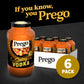 Prego Spicy spirit-inspired flavor Pasta Sauce  23.75 oz Jar (6 Pack)