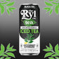 Ryl Unsweetened Black Iced Tea, 12-Pack (16oz), Zero Sugar, Low Carb, Non-GMO, Antioxidant Superblend, Gluten Free, Kosher