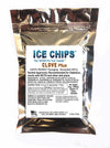 Ice Chips Xylitol Candy In Large 5.28 Oz Resealable Pouch; Low Carb & Gluten Free (Clove Plus)