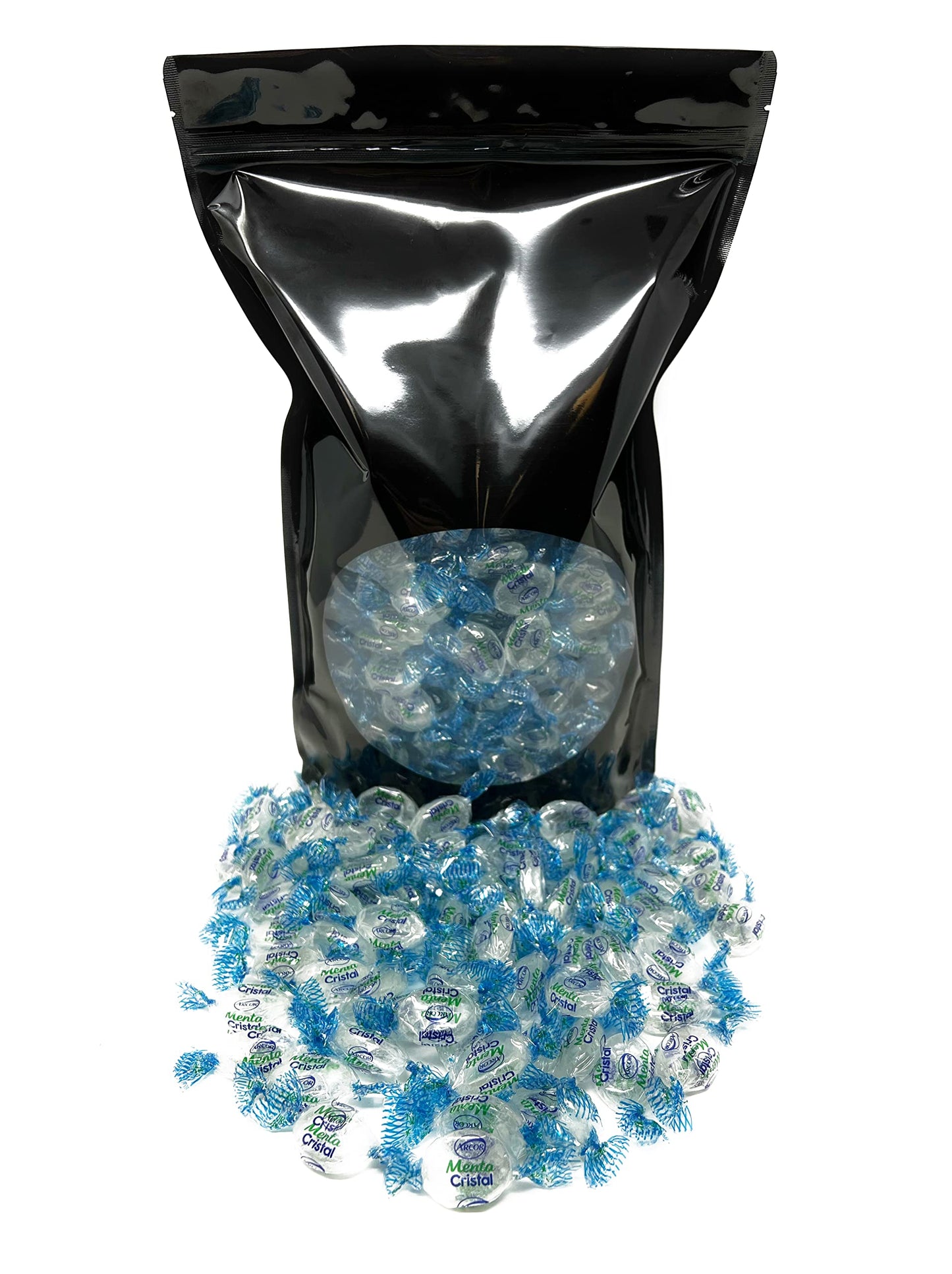 Assortit Crystal Clear Mints - Hard Candies - 3 lbs - Individually Wrapped - Clear