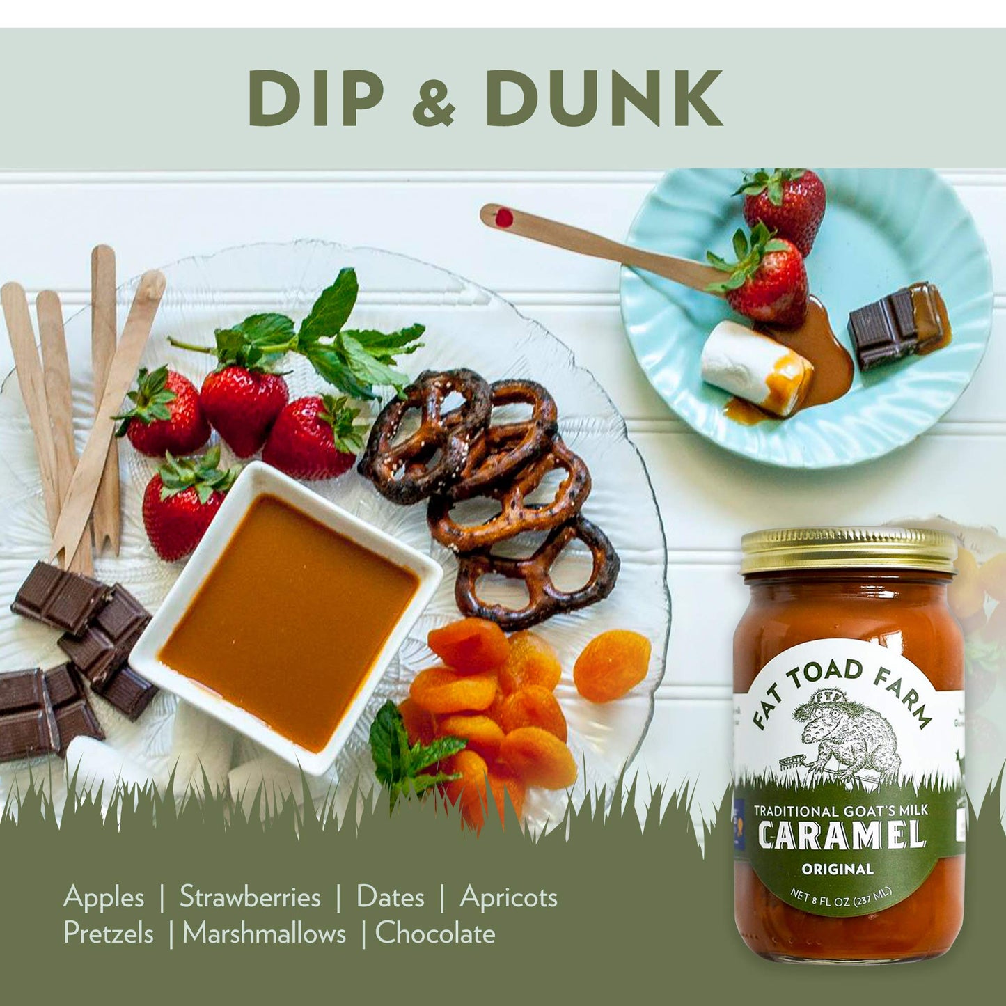 Fat Toad Farm Goat’s Milk Caramel Sauce, Gluten Free, 8 Fl Oz