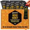 Alpha Performance Royal Jelly Honey for Men - Extra Strength Quality  Improved Formula  Herbal Superfood Mix - Raw & Natural Energy & Power dietary product  No Added Sugar - 24 Individual Packets  10g