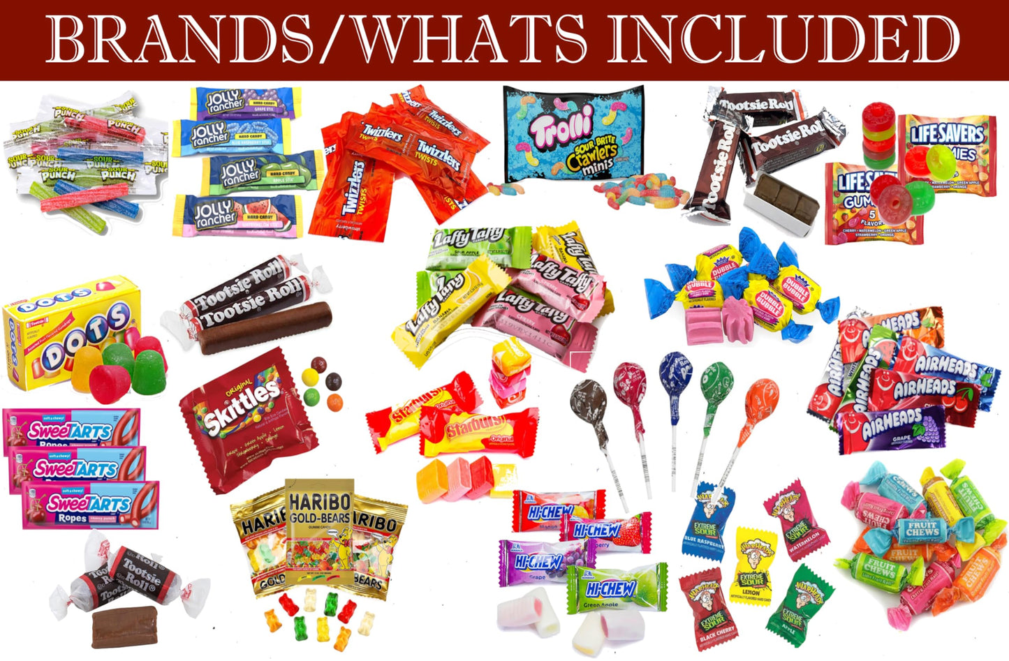 Assorted Classic Candy - Huge PARTY MIX Bulk BOX! 11.50 lbs / 184 oz Classic Individually Wrapped Candies of All Time America s