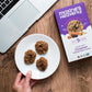 Maxines Heavenly Cinnamon Oatmeal Raisin Cookies | Gluten Free, Made With Oats, Sweetened With Coconut Sugar & Dates | Tasty Low Sugar Vegan Dessert | 7.2 Ounces Each (4 Pack)