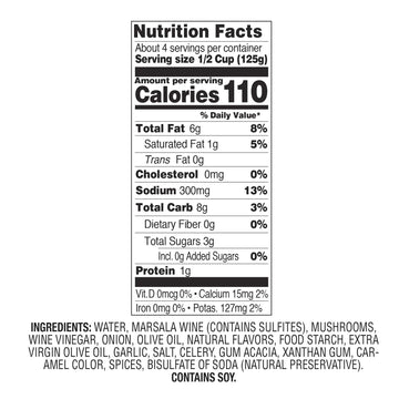 Paesana Marsala Gourmet Cooking Sauce - Simmer Sauce Made With Marsala Wine. Great With Chicken Or Veal. Kosher Parve. 15.75 Oz. Jar - Packed In Usa (6 Pack)