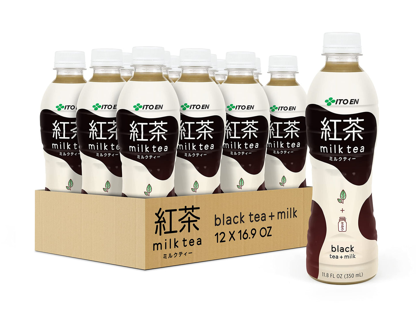 Ito En Black Milk Tea, Sweetened, 11.8 Ounce (Pack Of 12)