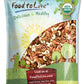 Organic Mixed Raw Nuts, 8 Pounds - Cashews, Brazil Nuts, Walnuts, Almonds, Non-GMO, Kosher, Raw, Vegan, Unsalted, Bulk