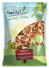 Organic Mixed Raw Nuts, 8 Pounds - Cashews, Brazil Nuts, Walnuts, Almonds, Non-GMO, Kosher, Raw, Vegan, Unsalted, Bulk
