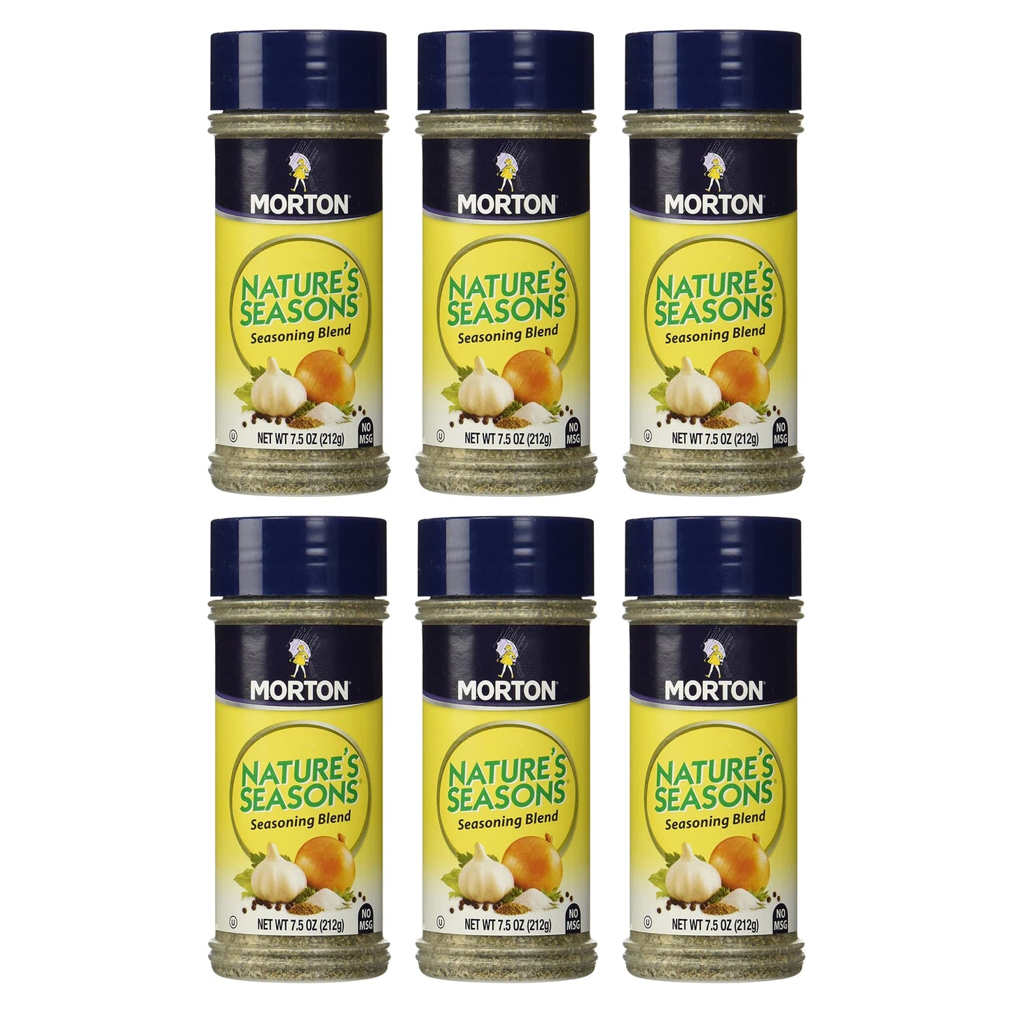 Morton Nature’s Seasons Seasoning Blend - 6 Pack, 7.5 Ounce, Model F110580002G