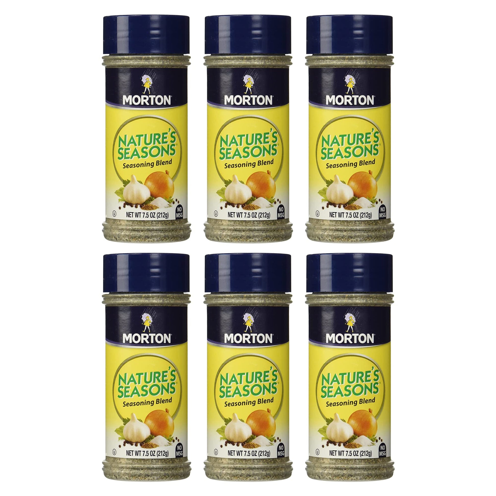 Morton Nature’s Seasons Seasoning Blend - 6 Pack, 7.5 Ounce, Model F110580002G