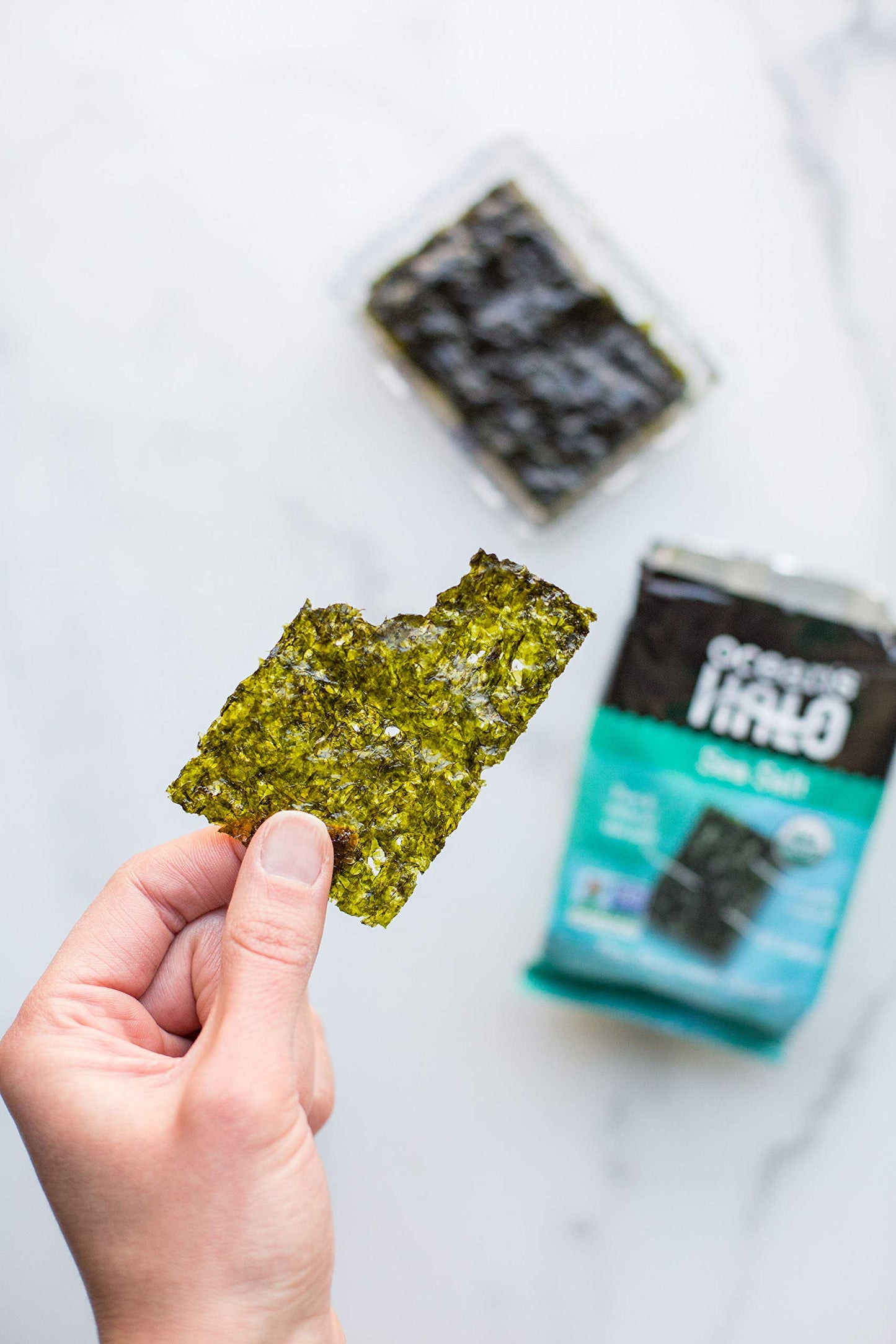 Ocean'S Halo Organic Sea Salt Seaweed Snacks, 1 Case (12 Units)