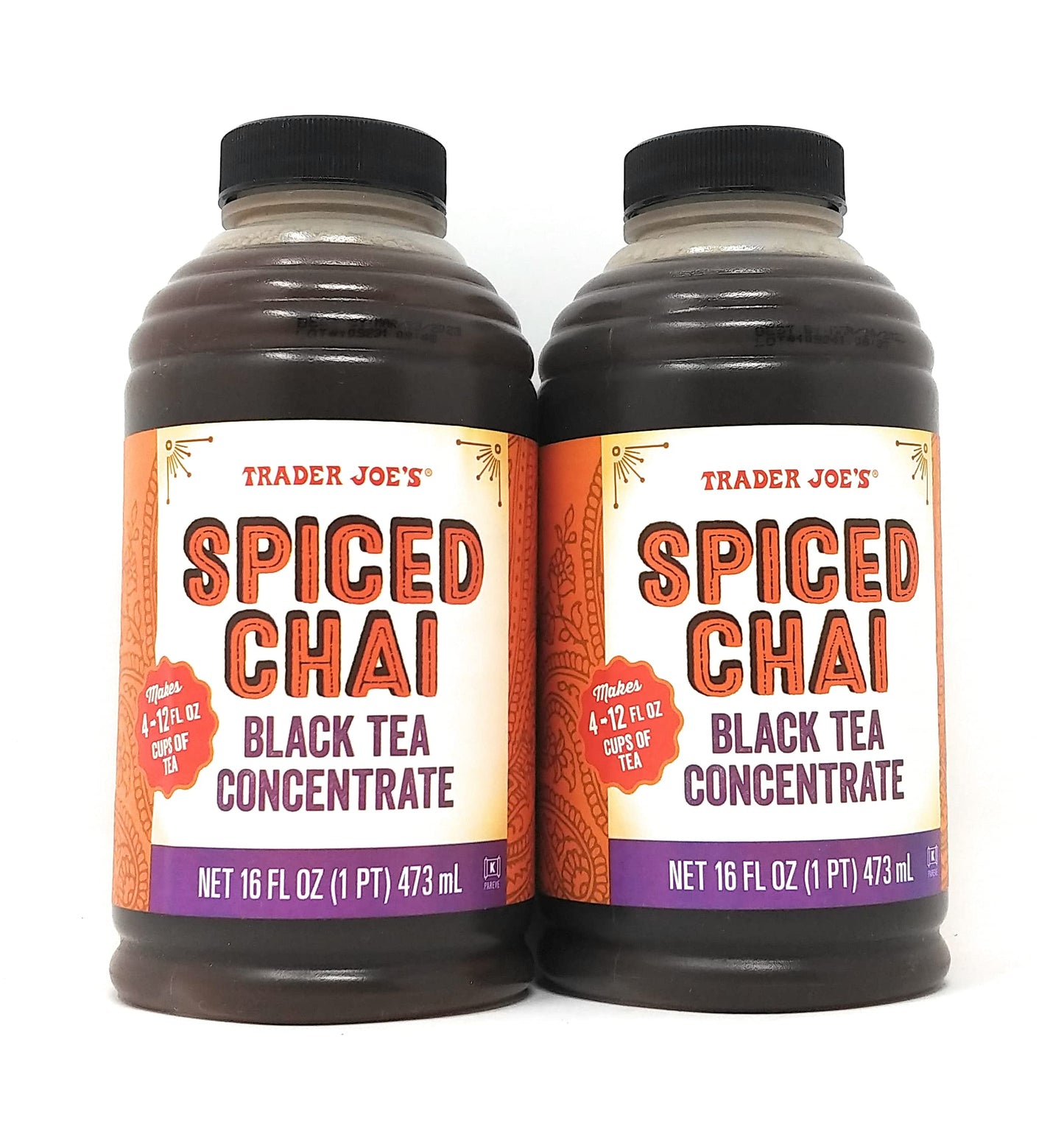 Generic Trader Joe's Spiced Chai Black Tea Concentrate, 16 FL oz - 2 Pack, Concentrated