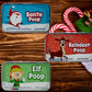 Christmas Poop Mints - Christmas Novelty Candy Mint Tins Gag Gifts (Set Of 3) Funny Christmas Stocking Stuffers Idea For Adults,