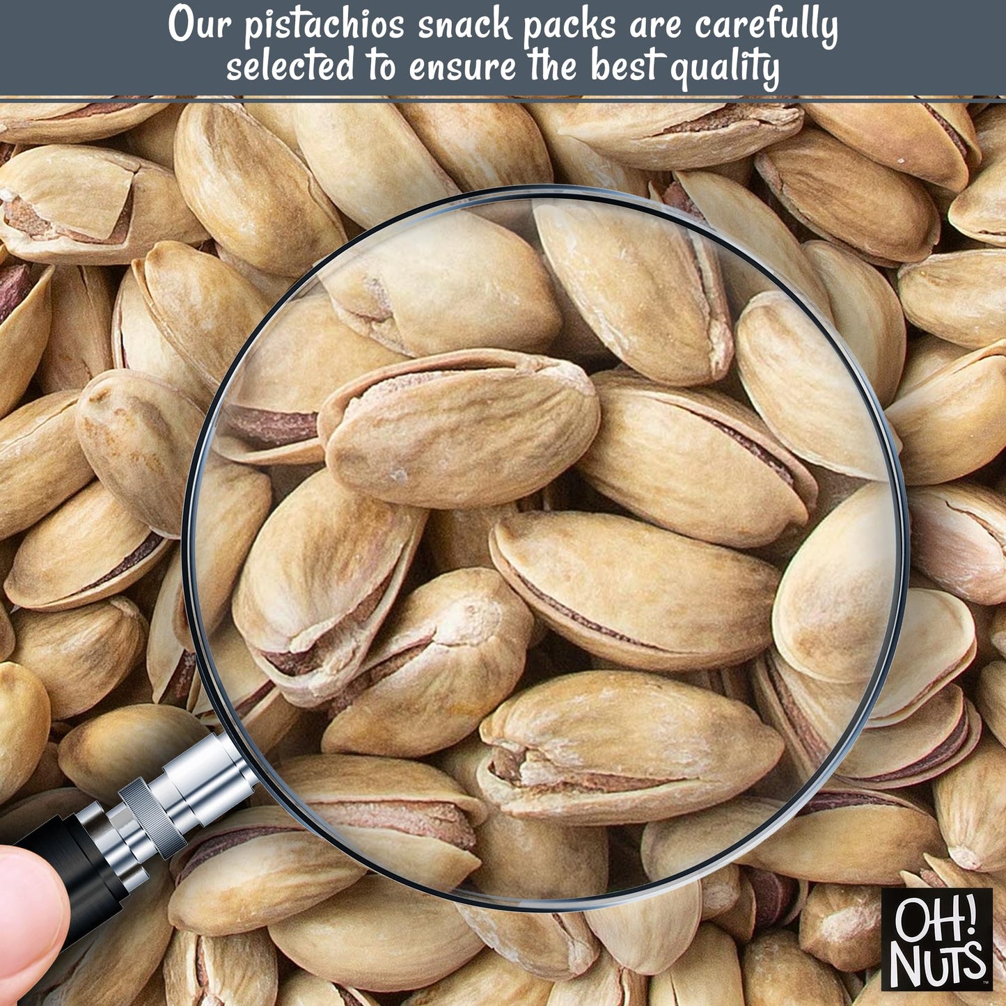Oh! Nuts 2 LB Specialty Pistachios Finely Salted | Imported Turkish Antep Pistachios Roasted and Lightly Salted (Package May Var